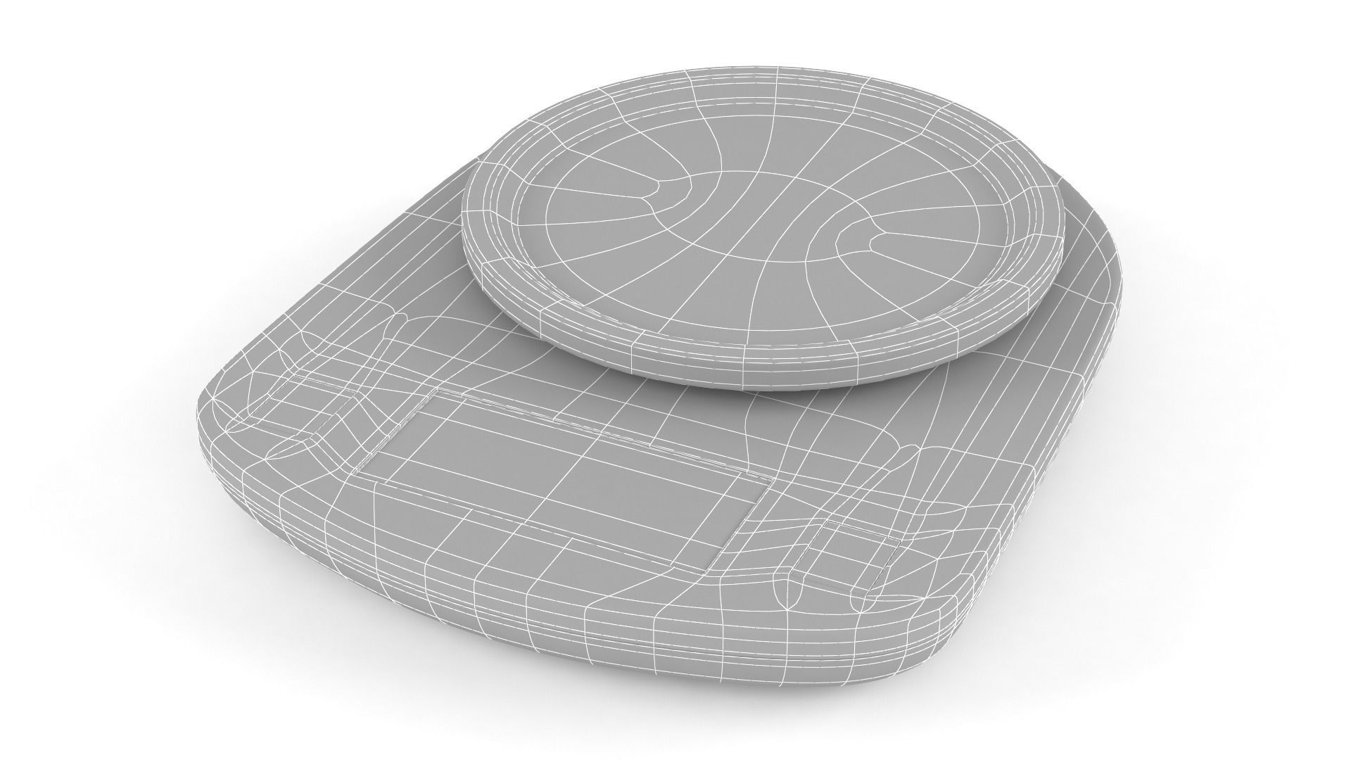 Digital Kitchen Scale 3D model_5