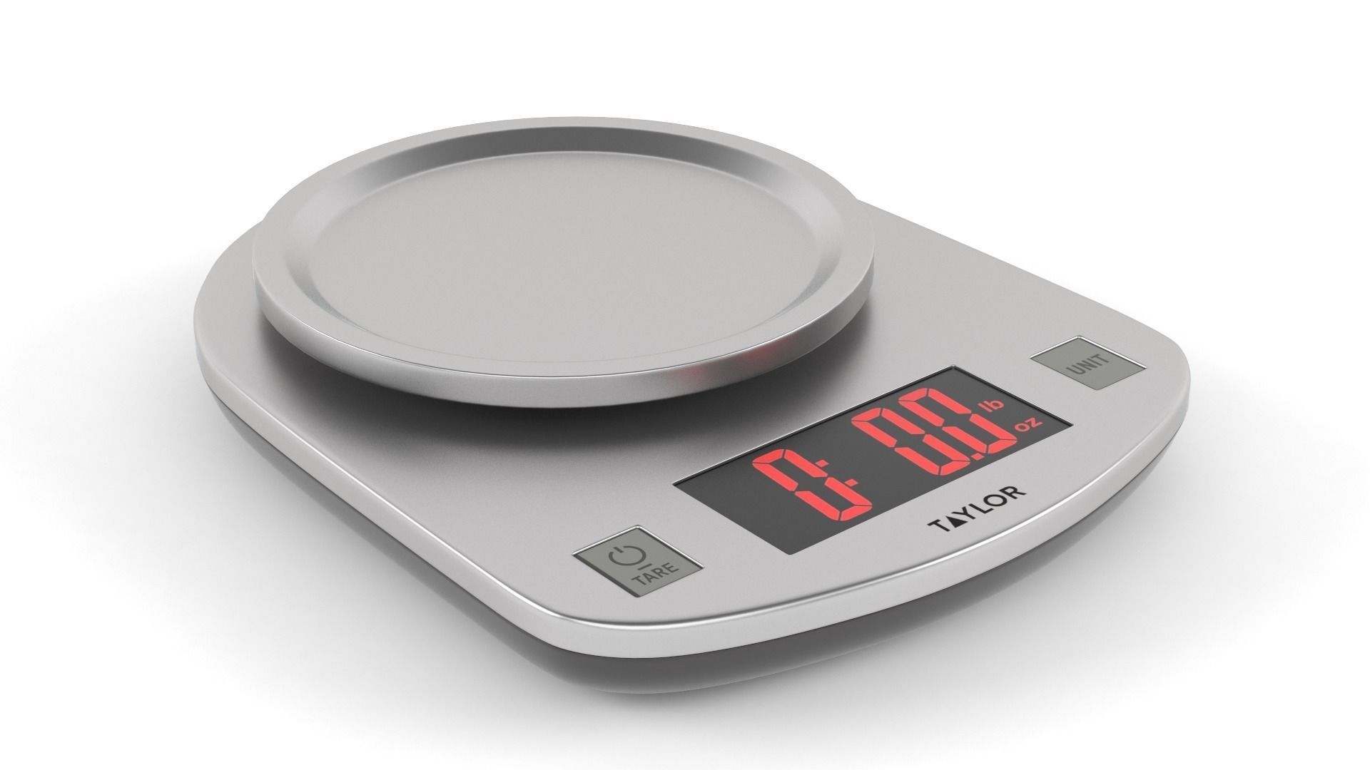 Digital Kitchen Scale 3D model_3