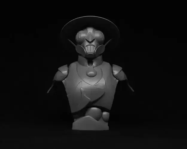 Fairweather T-500 ceramic armor or Ruud Hoenkloewen bust 3D print model