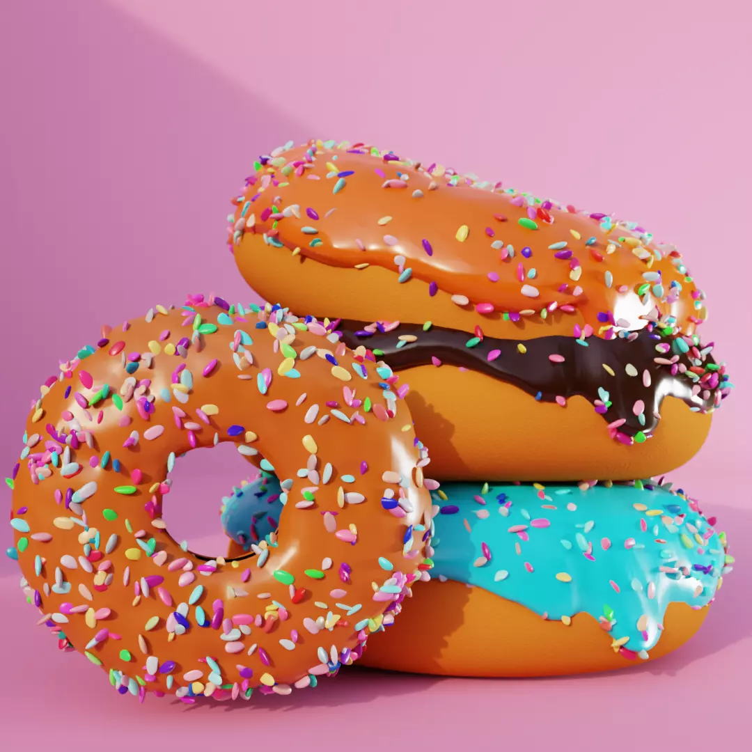 Doughnuts 3d models  3D model_0