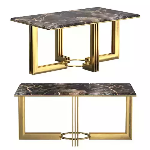 Exclusive Marble Coffee Table 3D model