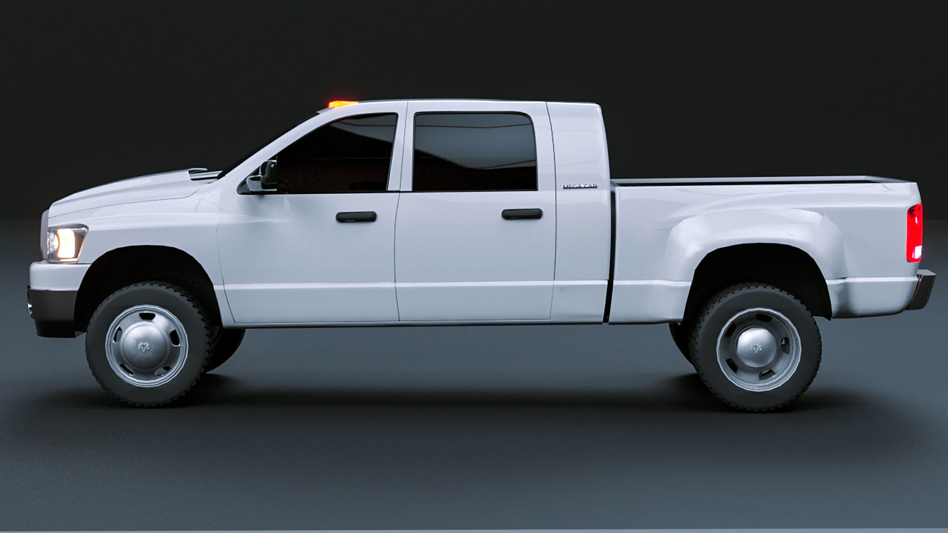 2005 Dodge Ram 3500  3D model_2