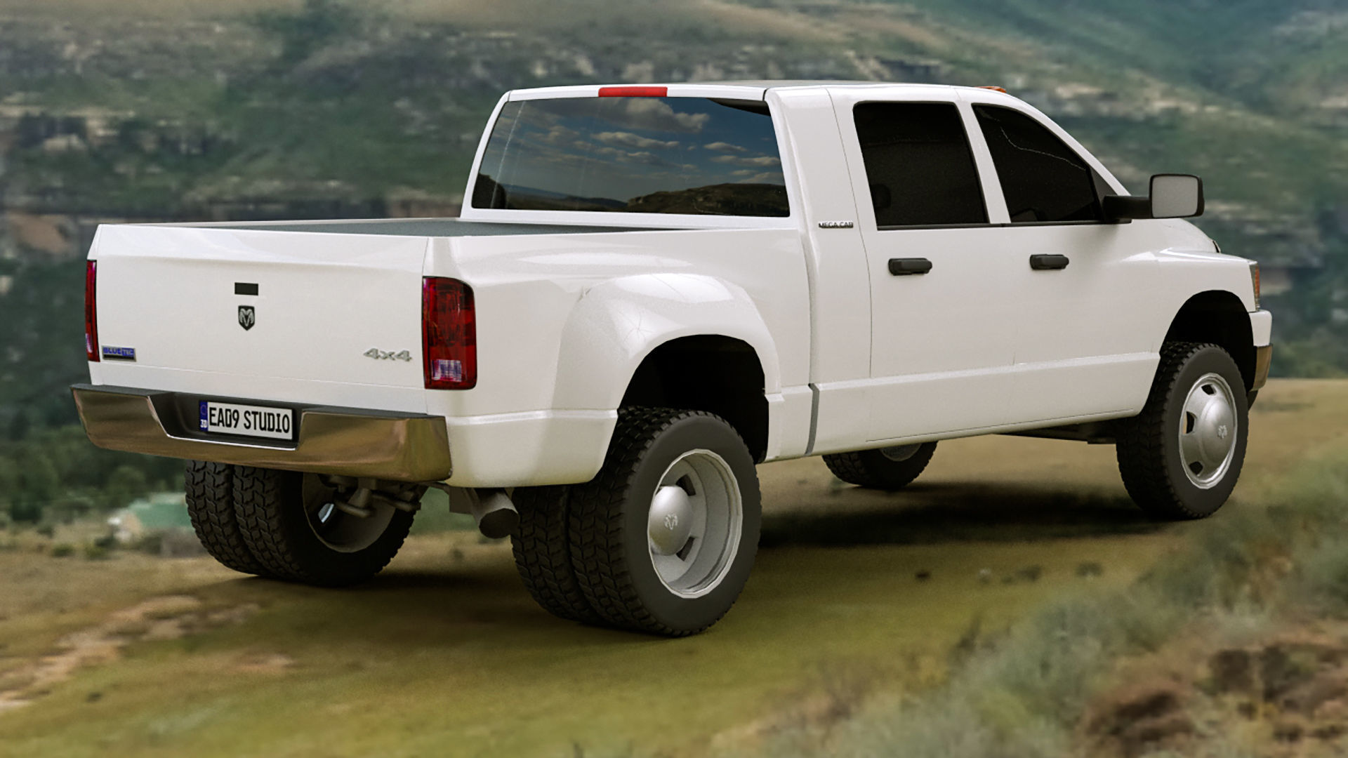2005 Dodge Ram 3500  3D model_5