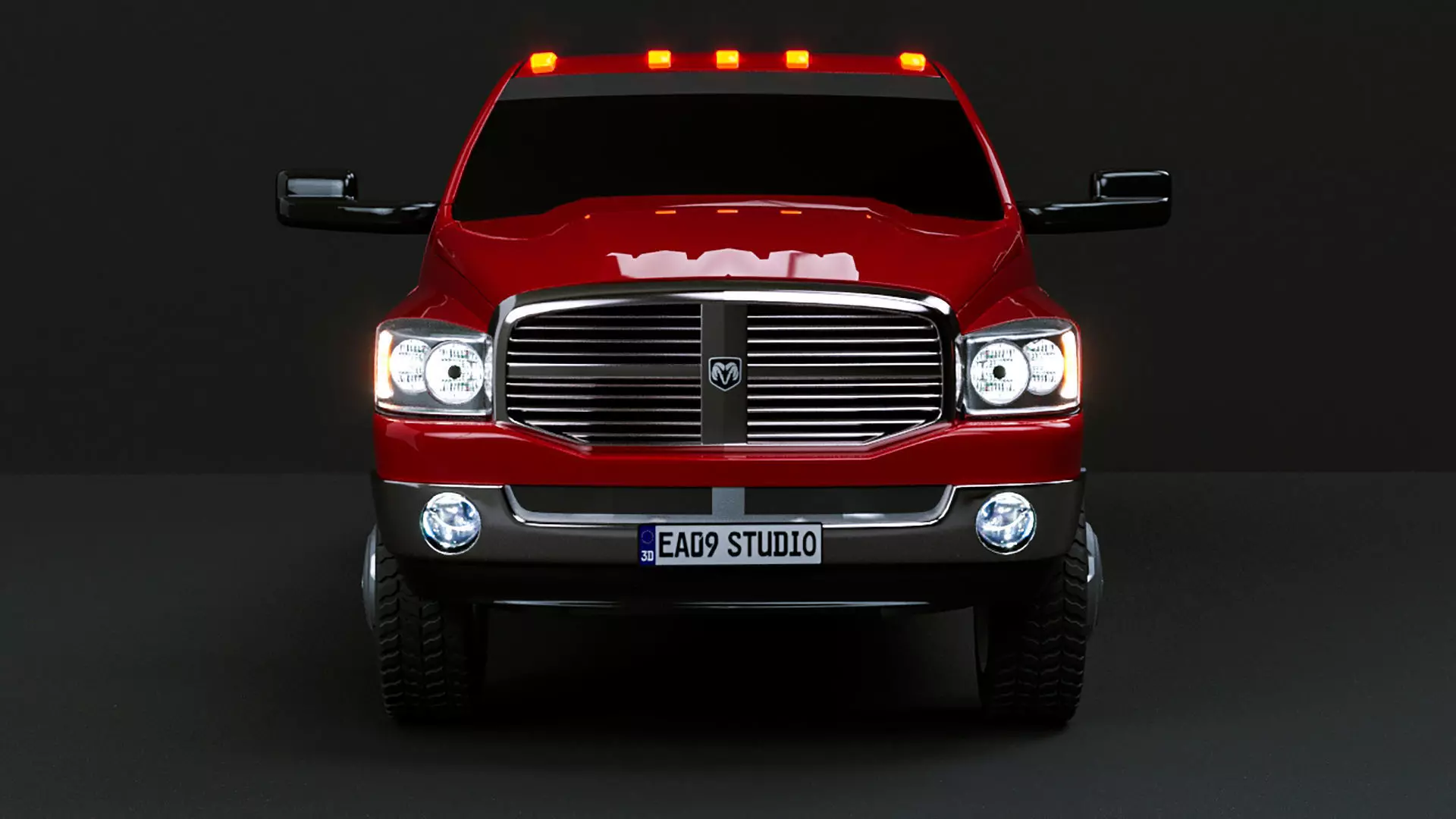 2005 Dodge Ram 3500  3D model_0