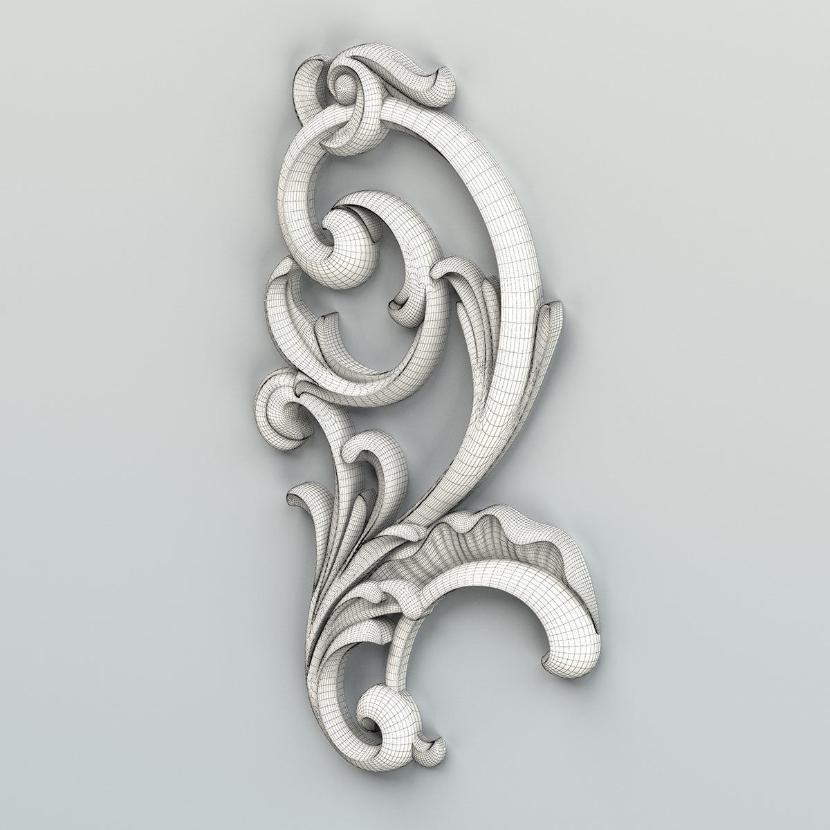 Decor vertical 023 3D model_6