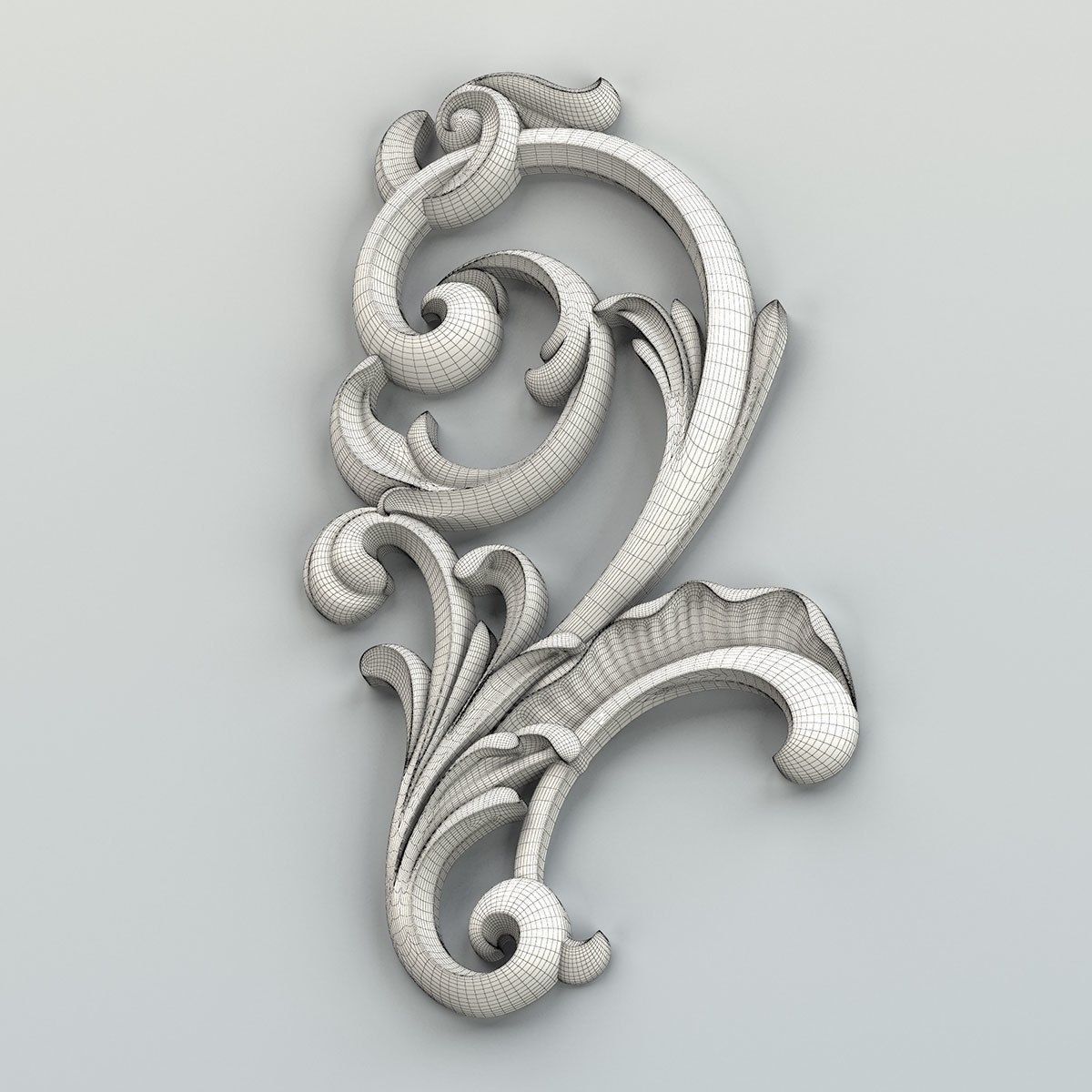 Decor vertical 023 3D model_7