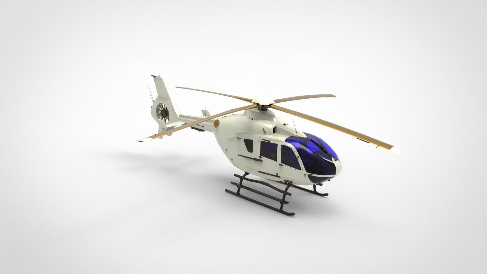 Eurocopter EC135 3D model_4