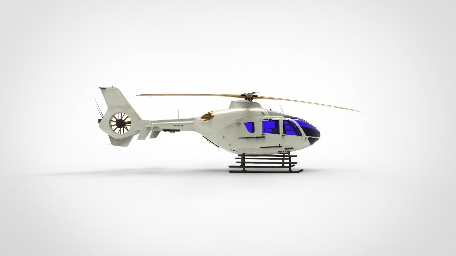 Eurocopter EC135 3D model_1