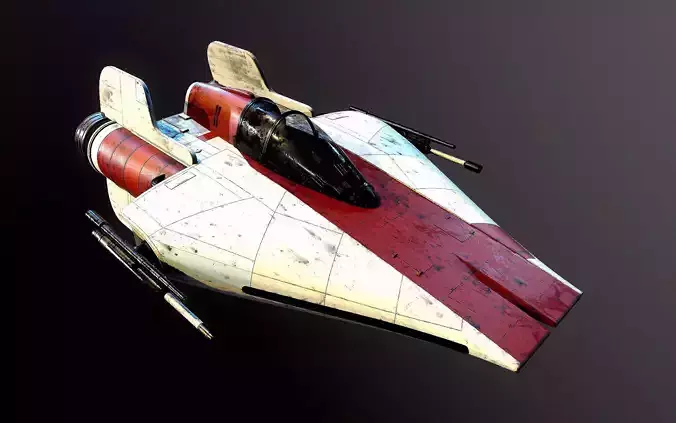 A-Wing Satr Wars 3D model