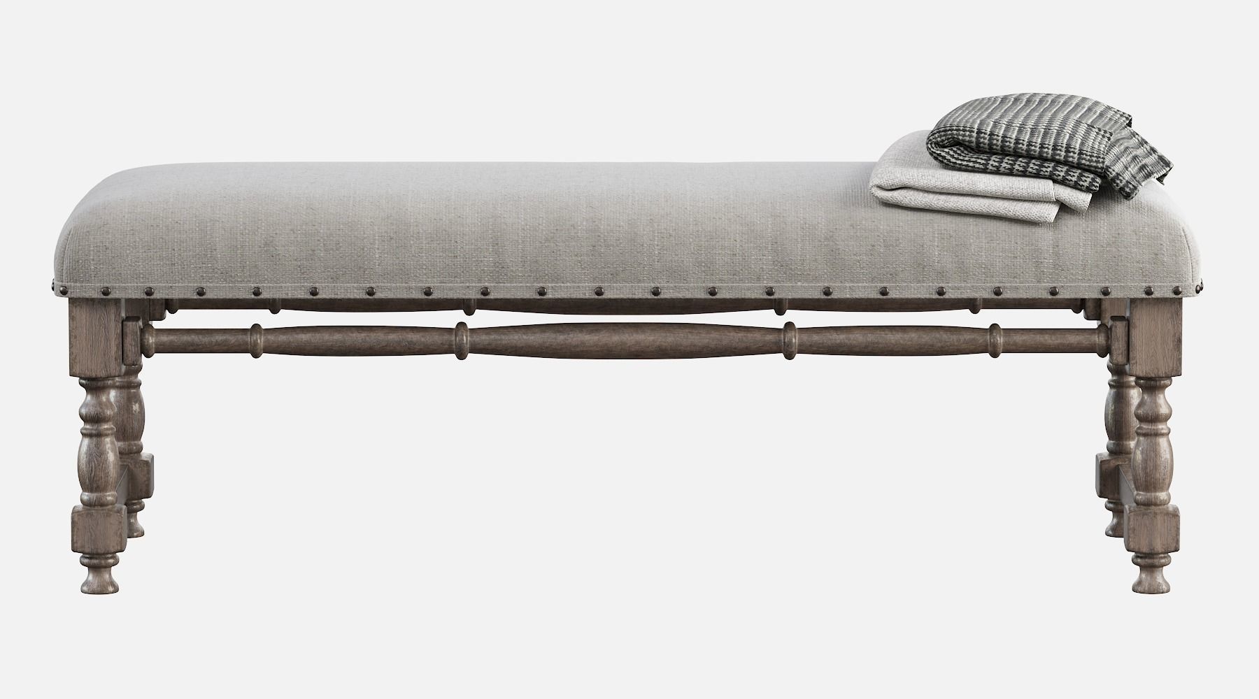 CHIC FARMHOUSE WOOD TURNED 3D model_7