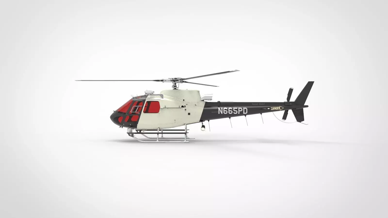 Eurocopter AS350 3D model_0