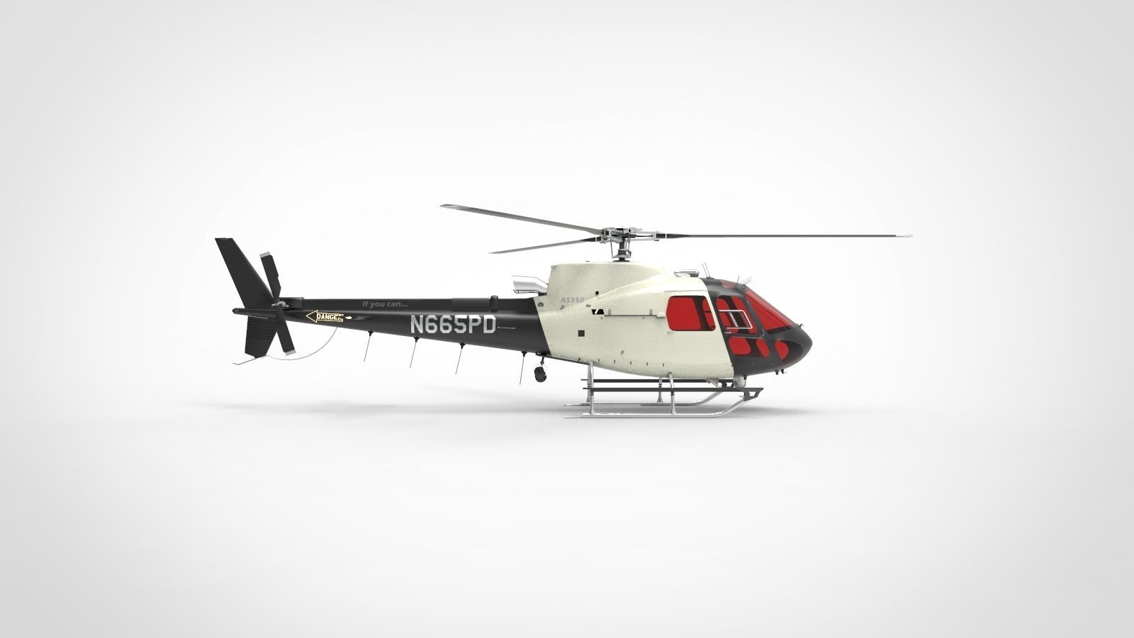 Eurocopter AS350 3D model_1