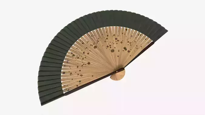 Japanese Bamboo Folding Hand Fan
