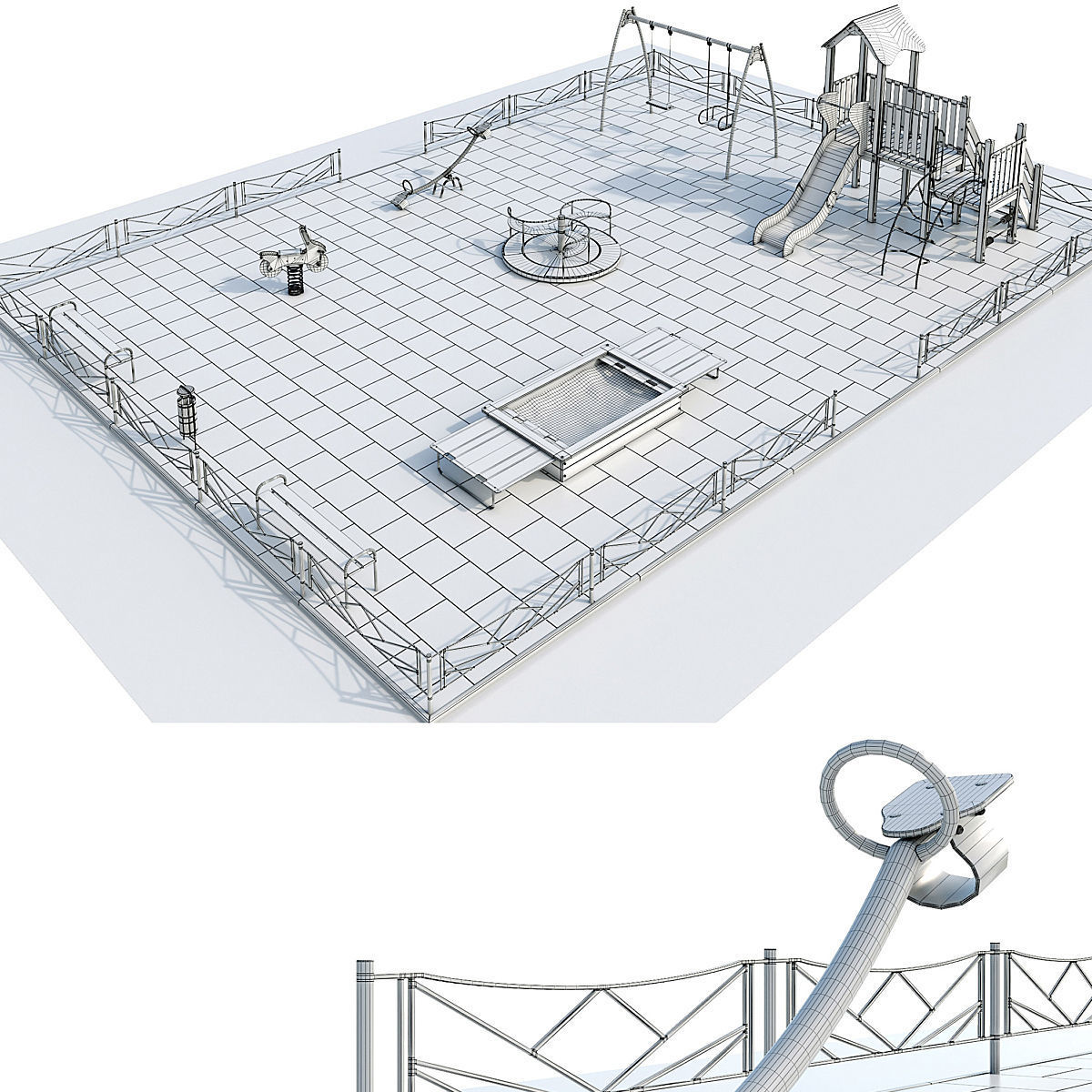 Children playground1 3D model_6