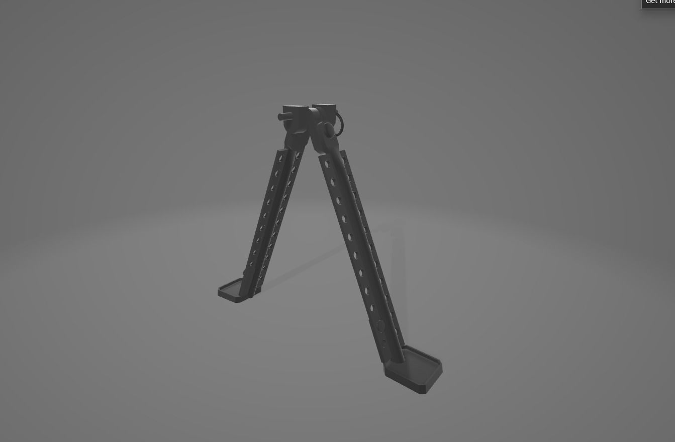 XM500 Bipod 3D print model_1