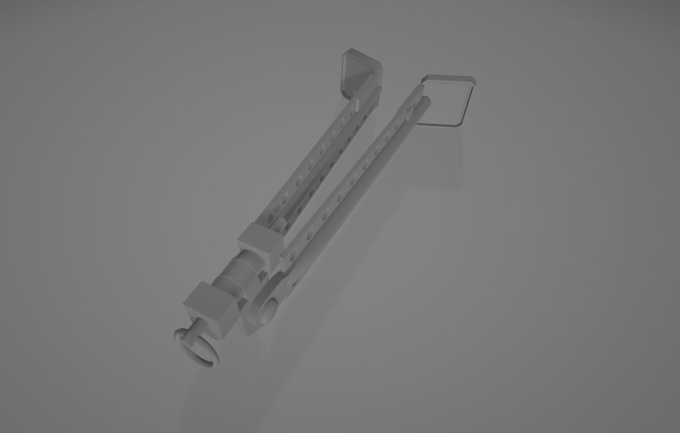 XM500 Bipod 3D print model_3