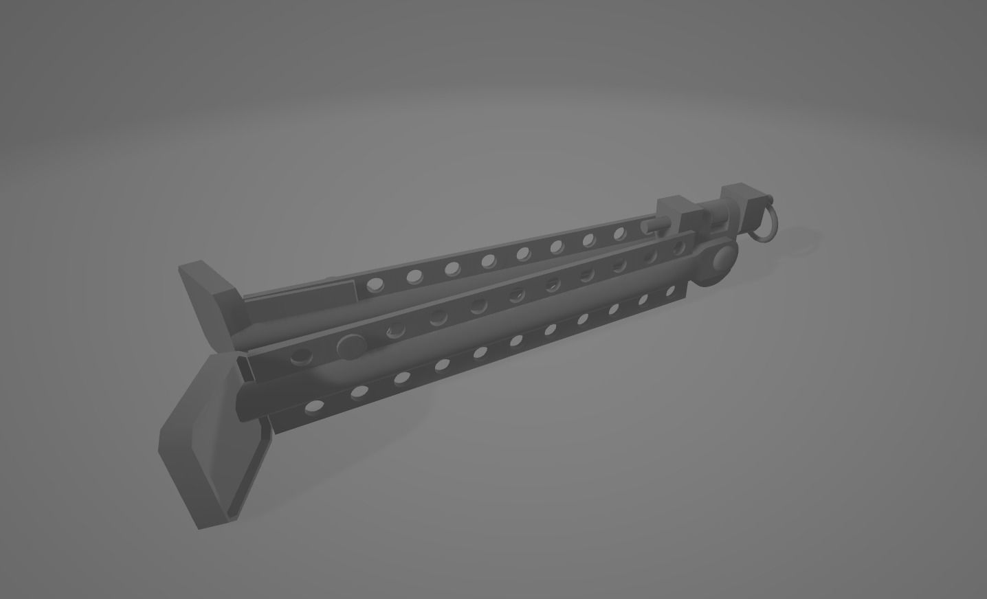 XM500 Bipod 3D print model_2