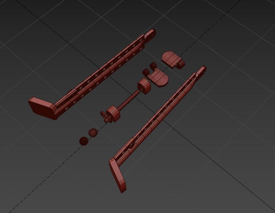 XM500 Bipod 3D print model_7