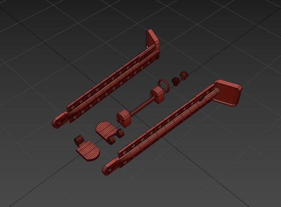 XM500 Bipod 3D print model_5