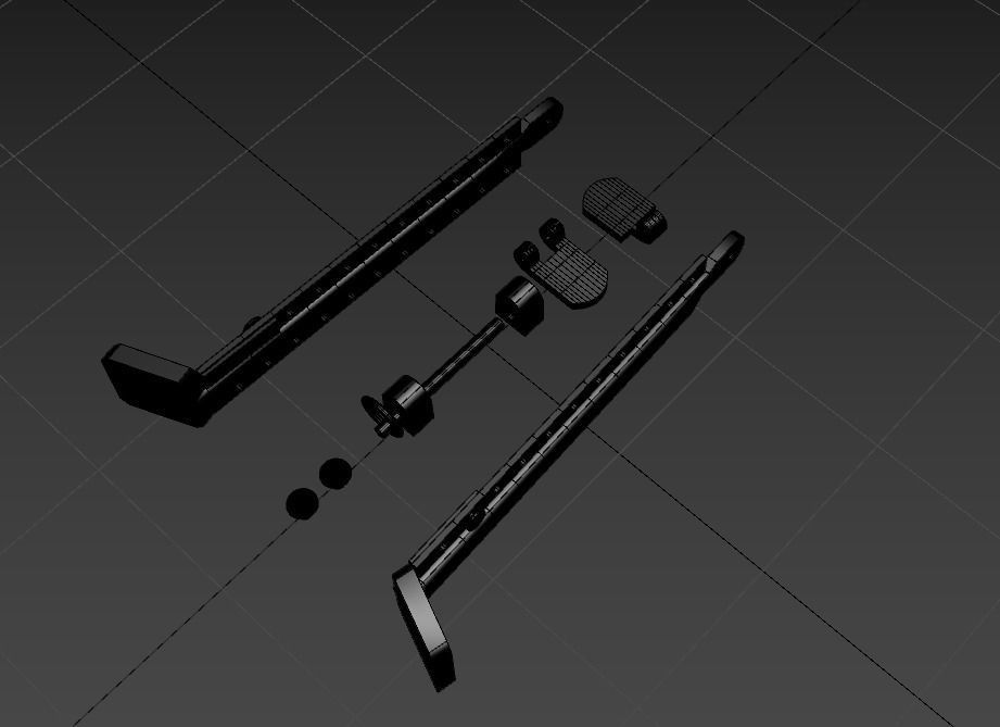 XM500 Bipod 3D print model_6