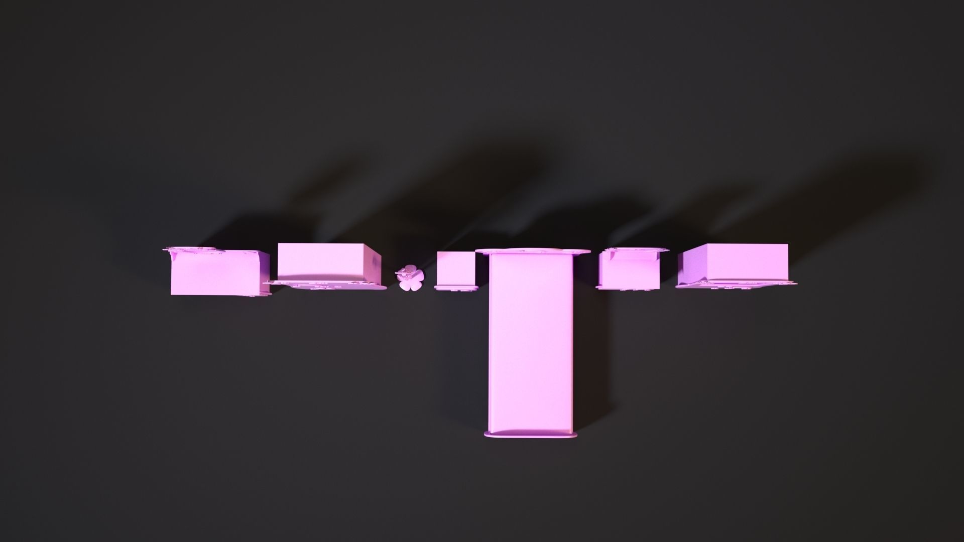 Furniture set for barbie dolls 3D print model_9