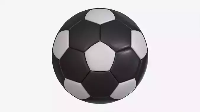 Soccer Ball 02 Inverted 3D model