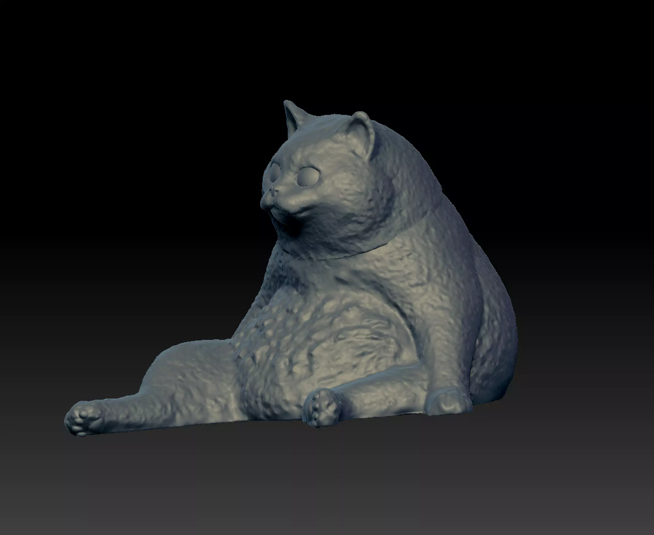 Fat Cat Meme Scan 3D print model_0