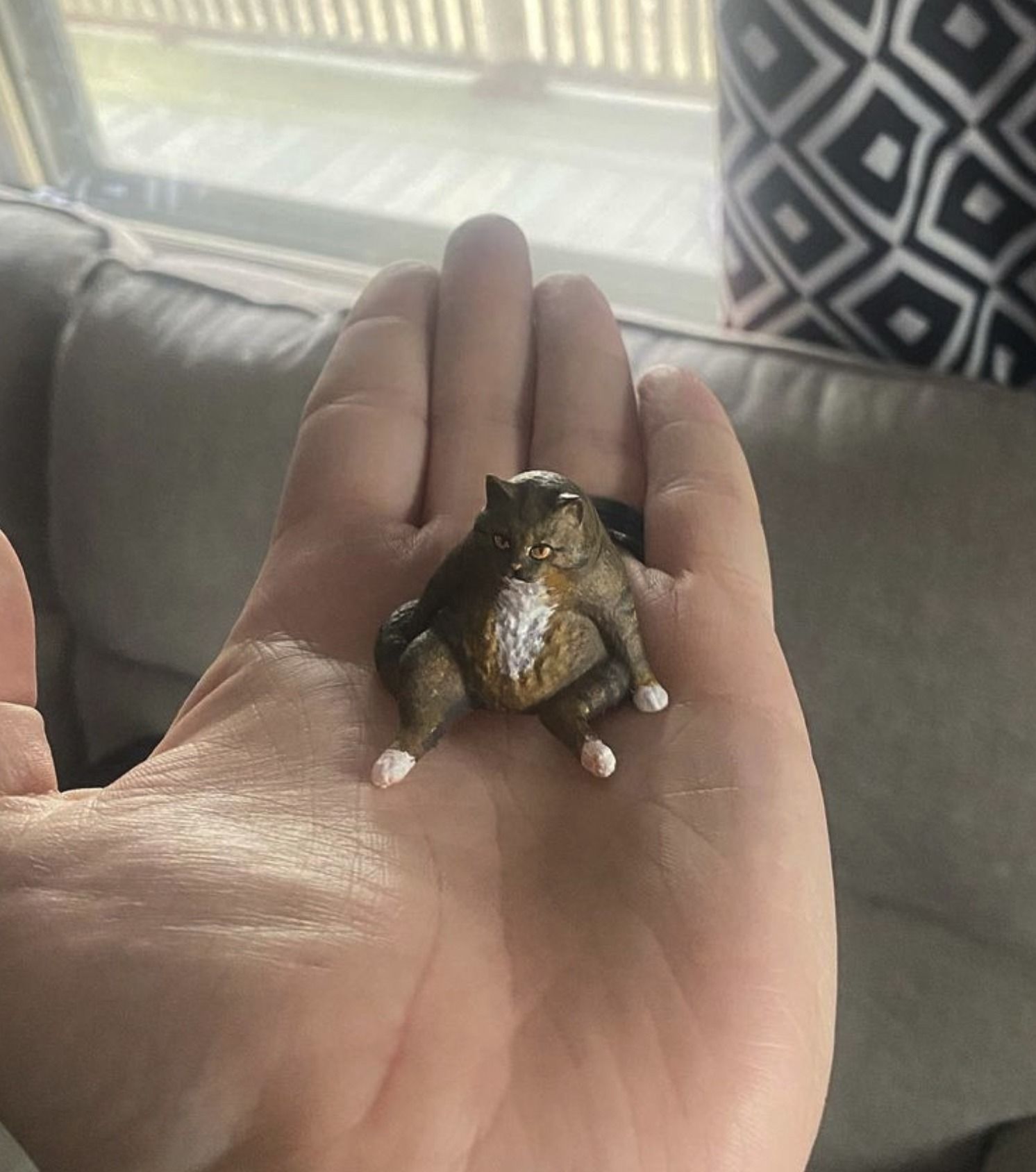 Fat Cat Meme Scan 3D print model_5