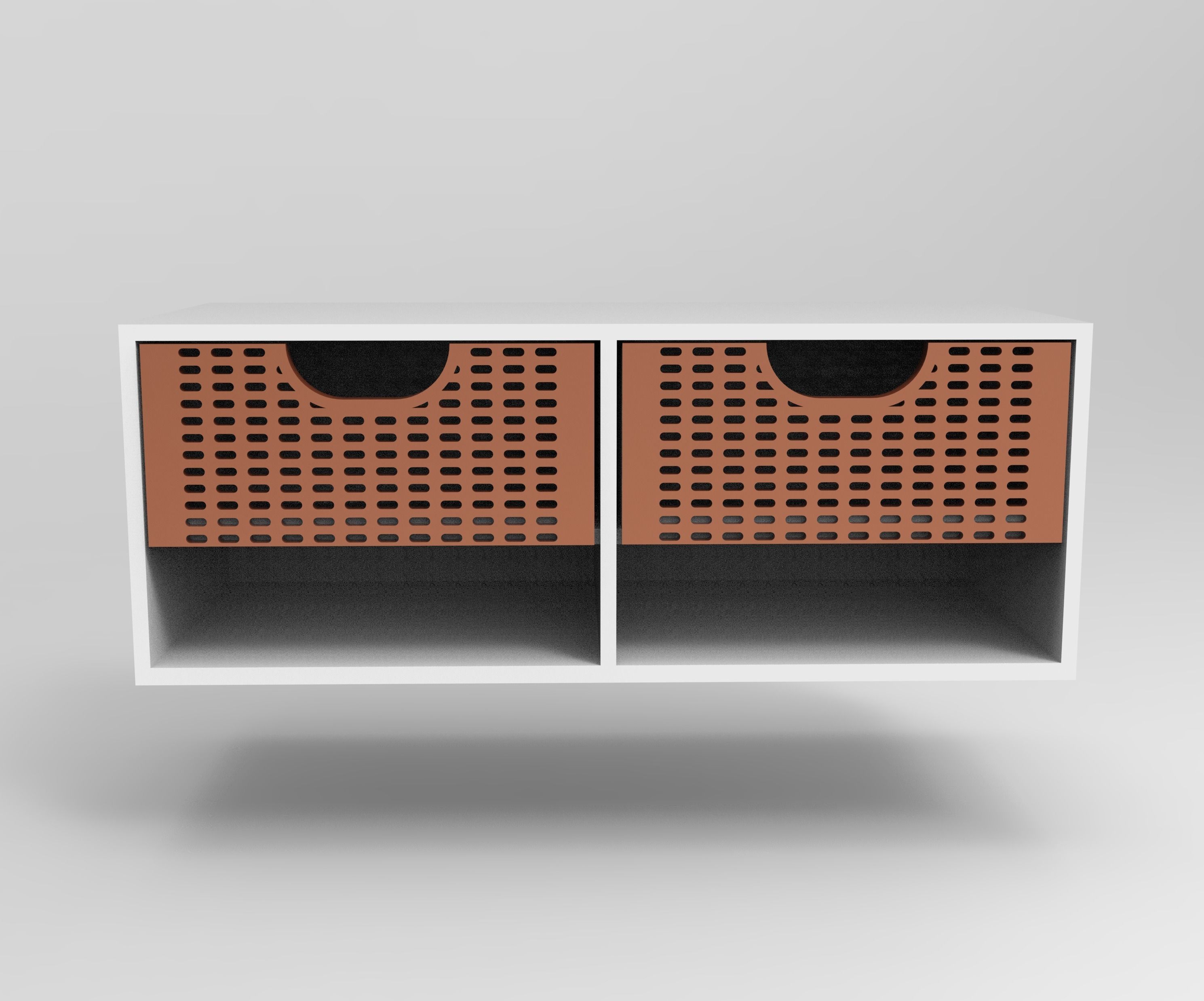 Stylish Miniature Vanity Cabinet for Baby and Barbie Dollhouses 3D print model_2