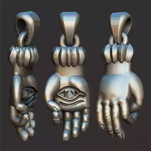 Meditation Hand Pendant