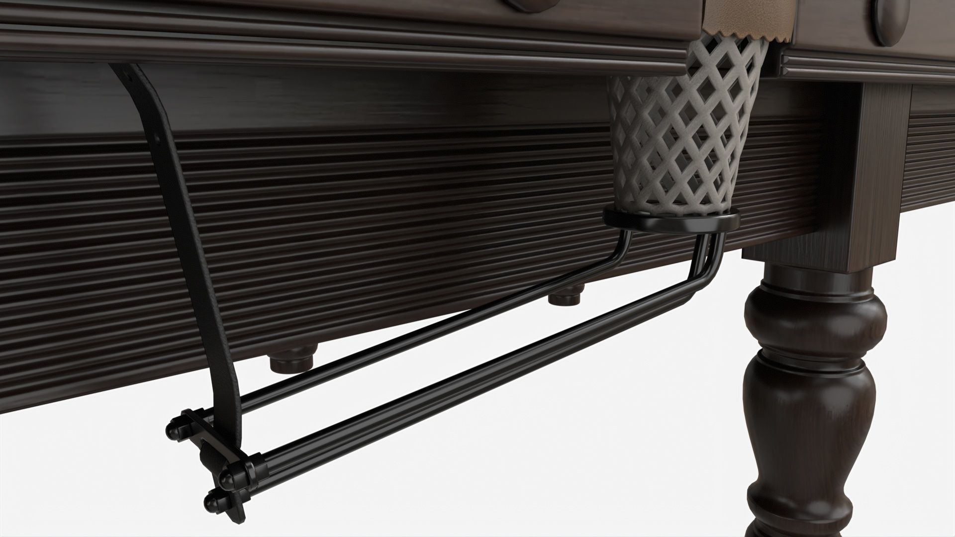 Billiard Snooker Table Full 01 3D model_3