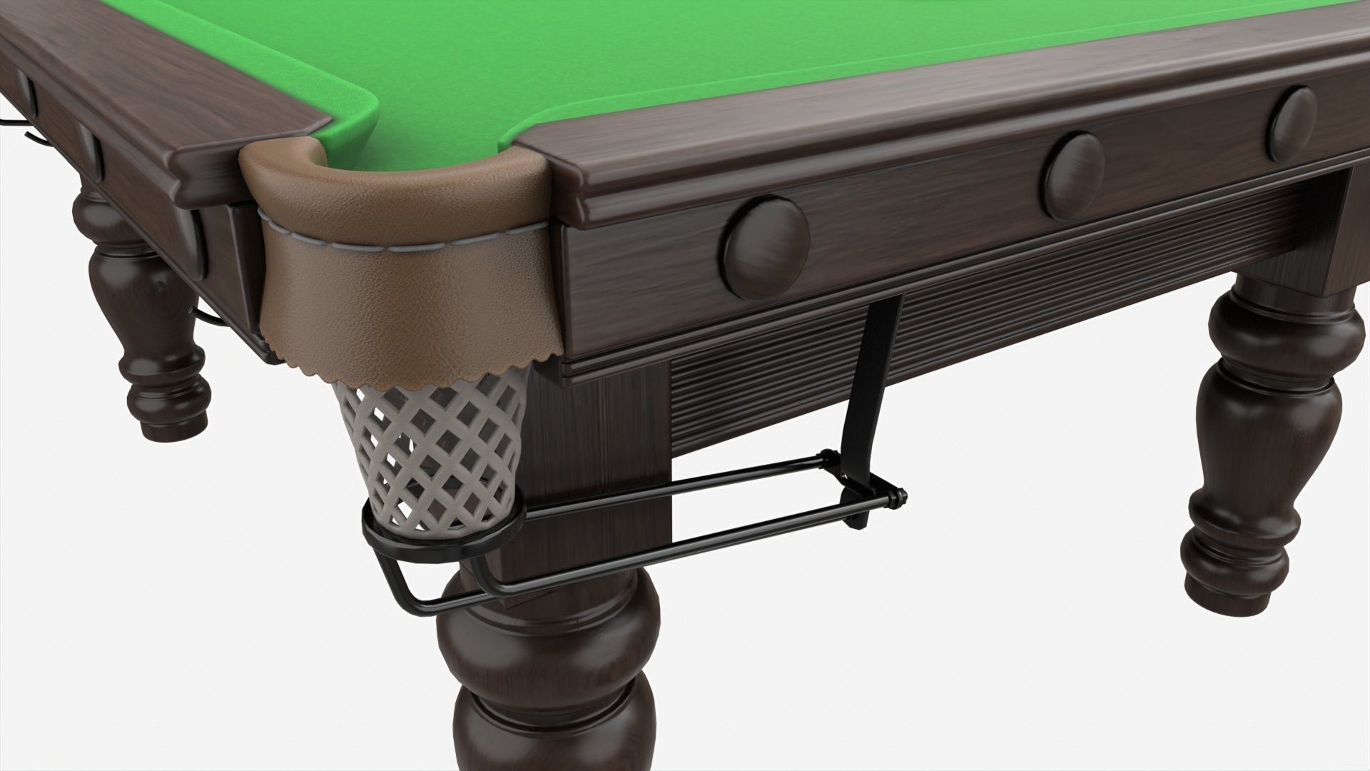 Billiard Snooker Table Full 01 3D model_2