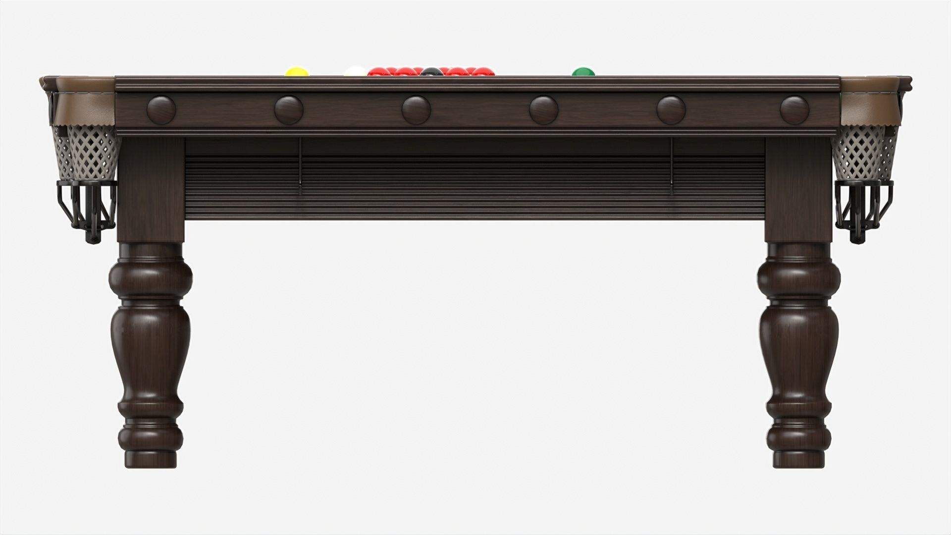 Billiard Snooker Table Full 01 3D model_4