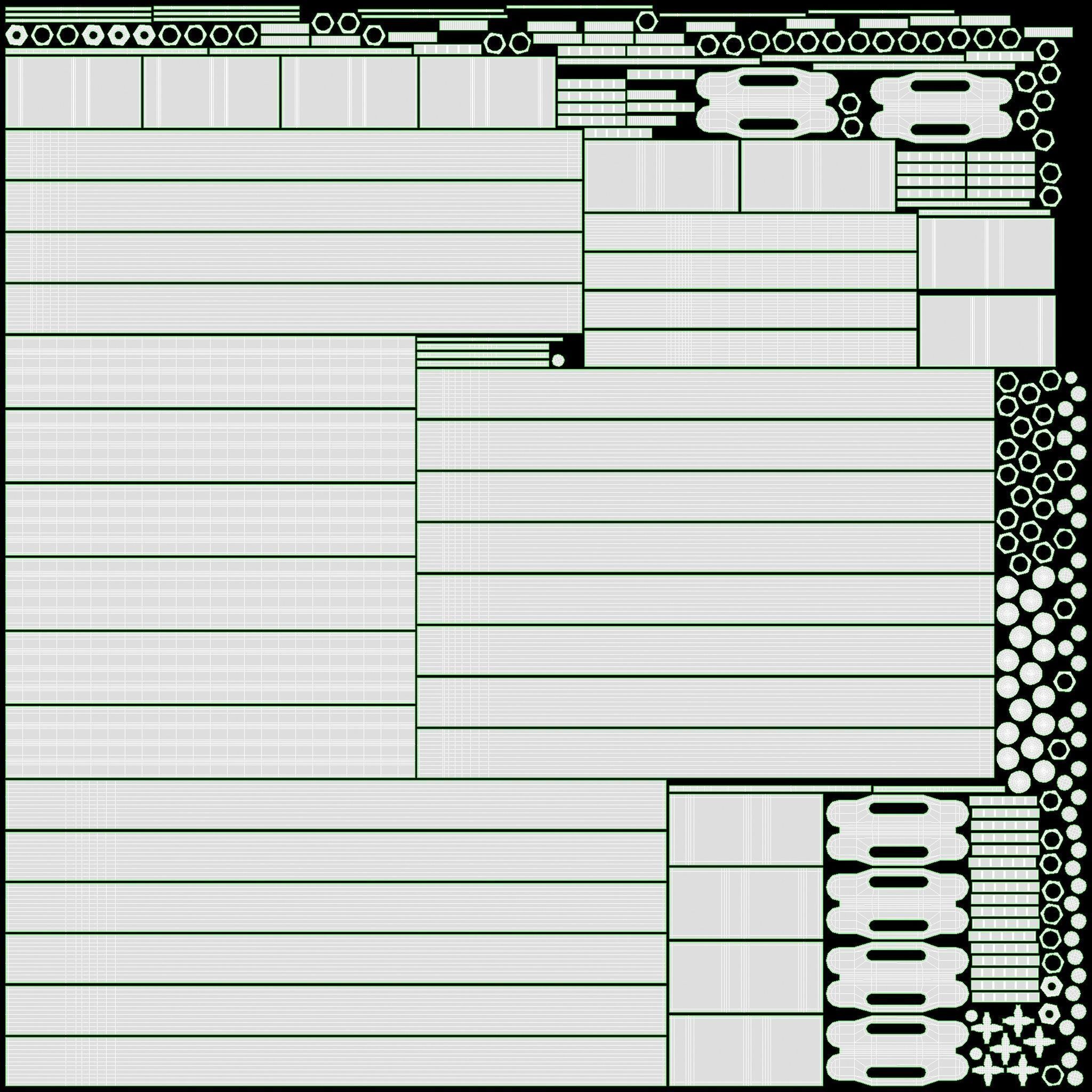 Billiard Snooker Table Full 02 3D model_10