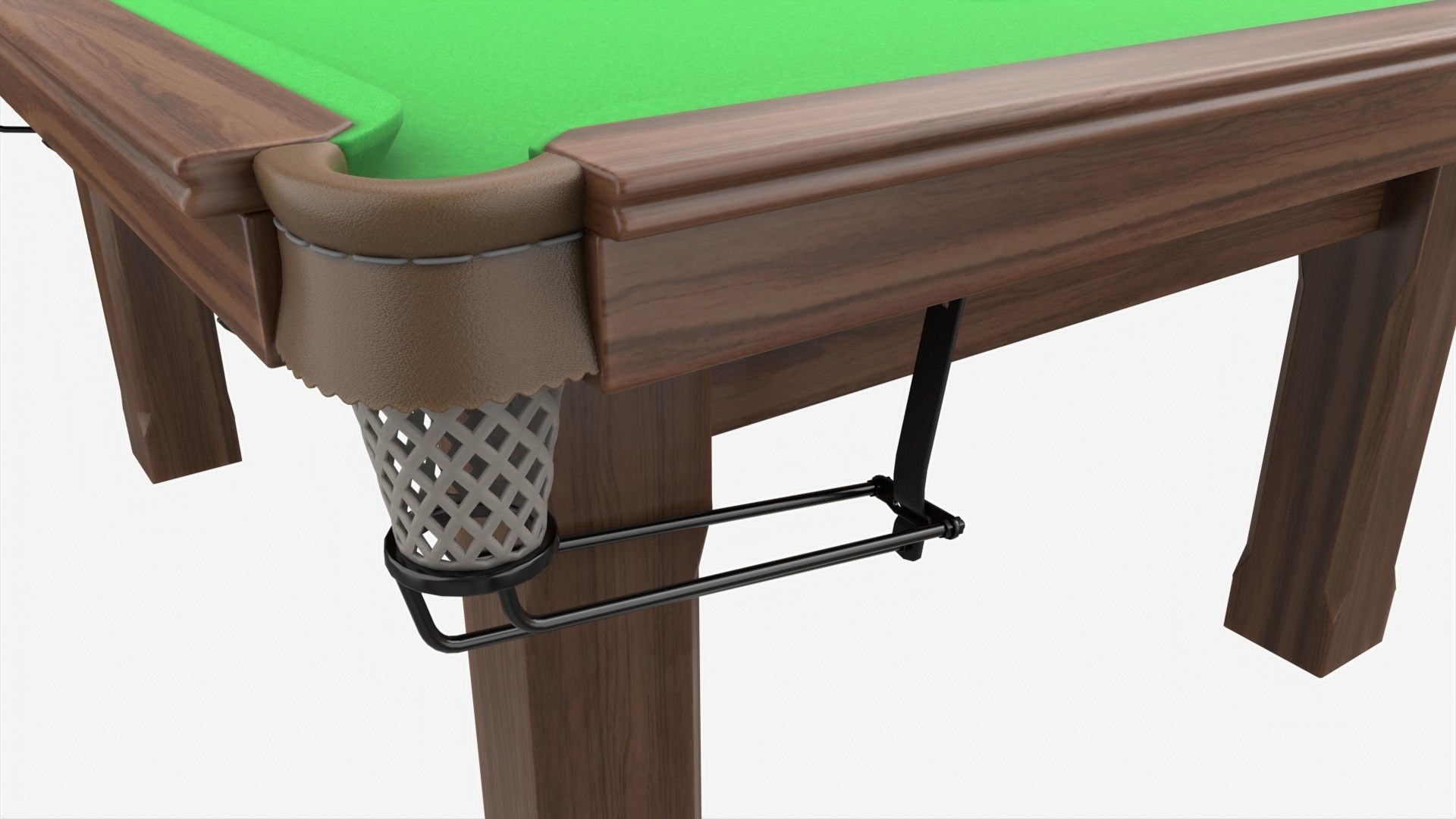 Billiard Snooker Table Full 02 3D model_2