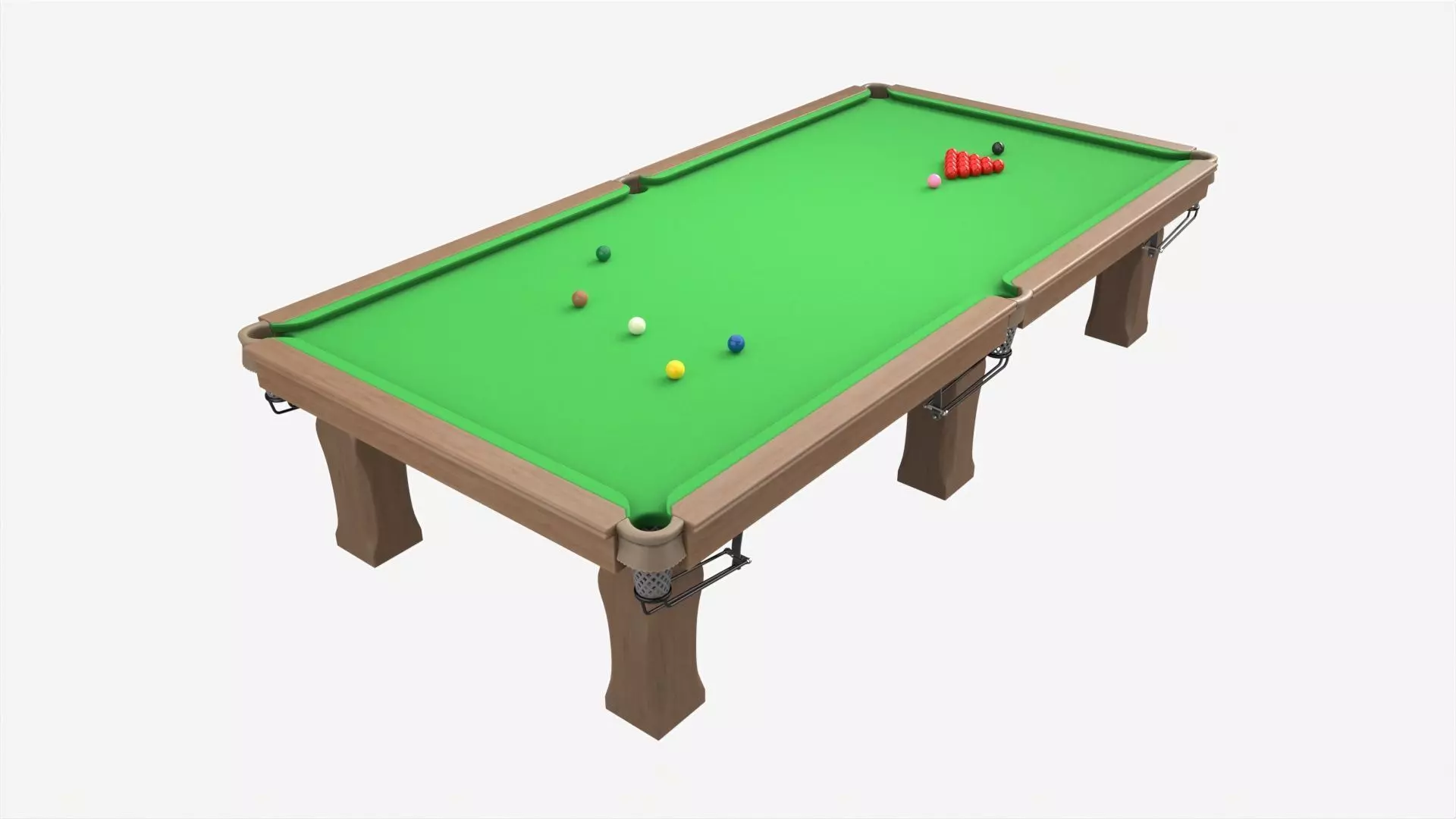 Billiard Snooker Table Full 03 3D model_0