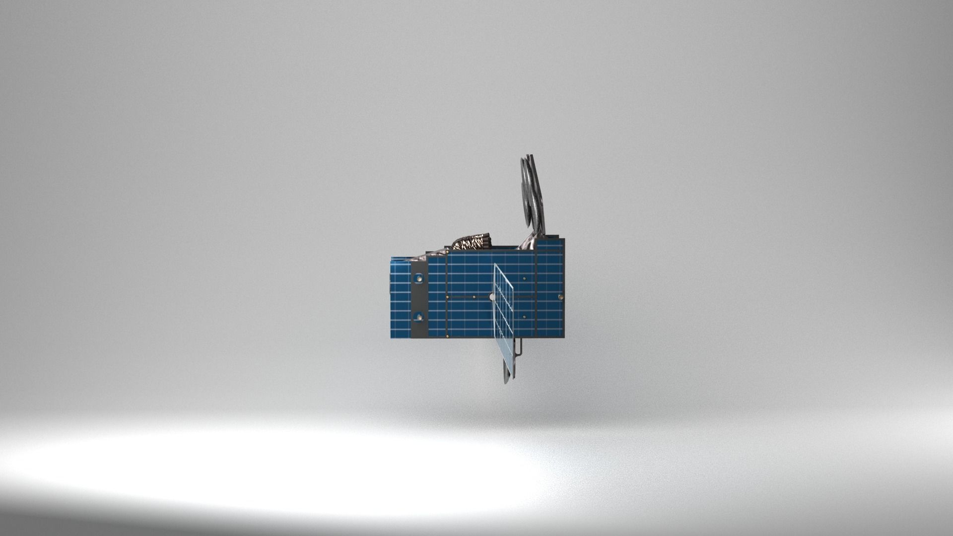 Satellite NASA 4k  Low-poly 3D model_2