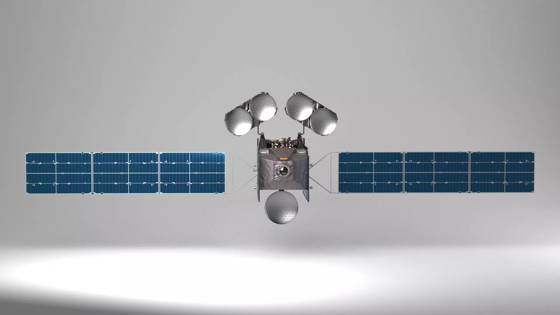 Satellite NASA 4k  Low-poly 3D model_0