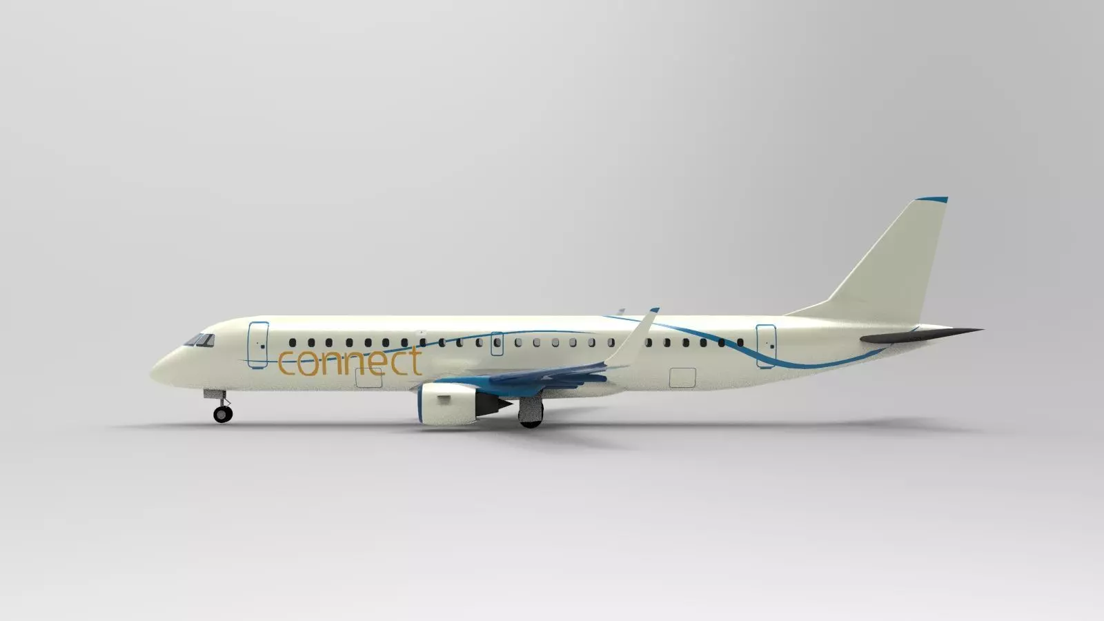 Embraer E190 3D model_0