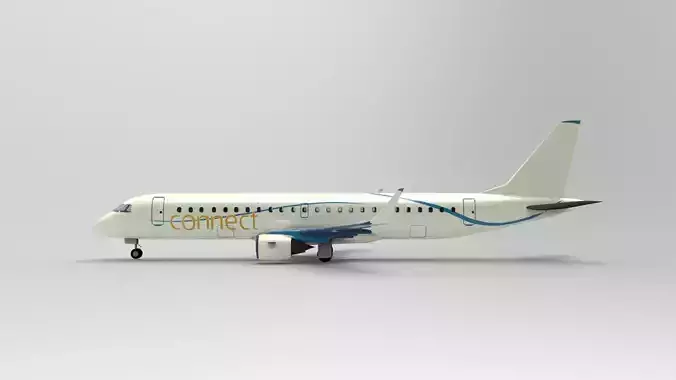 Embraer E190 3D model