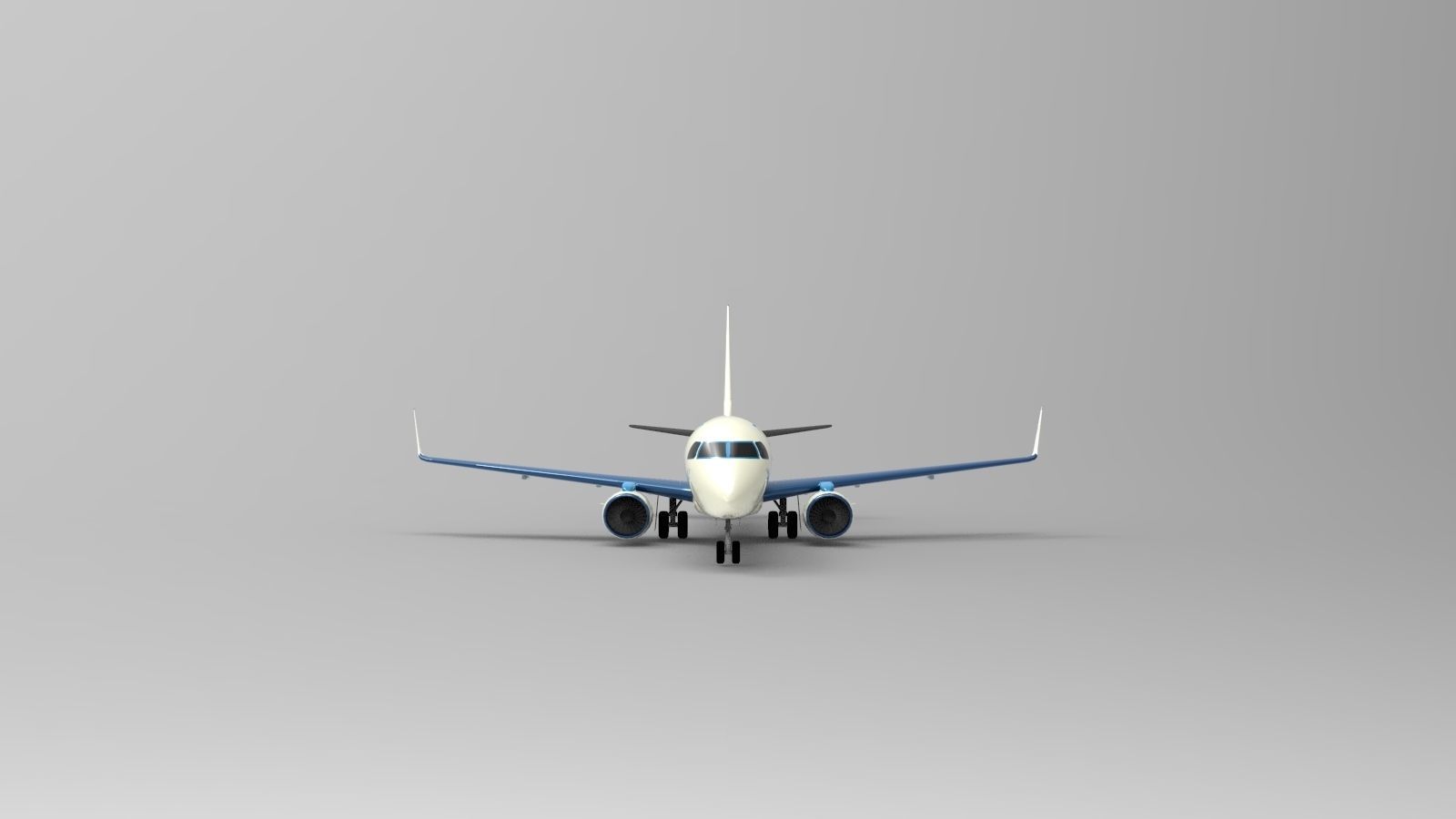 Embraer E190 3D model_4