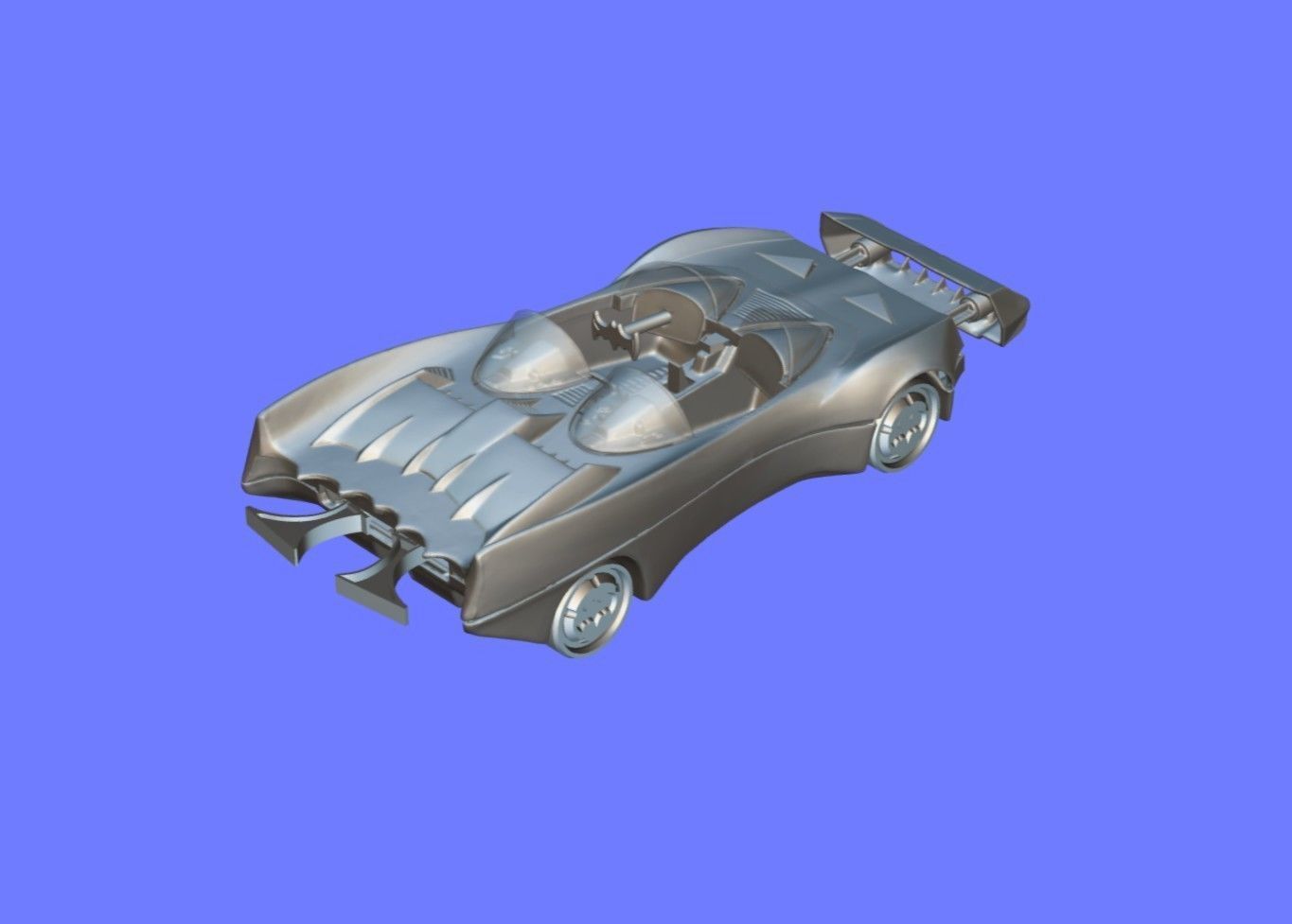 1980s KENNER BATMOBILE TOY CAR - 3D SCAN - 3D print model_8