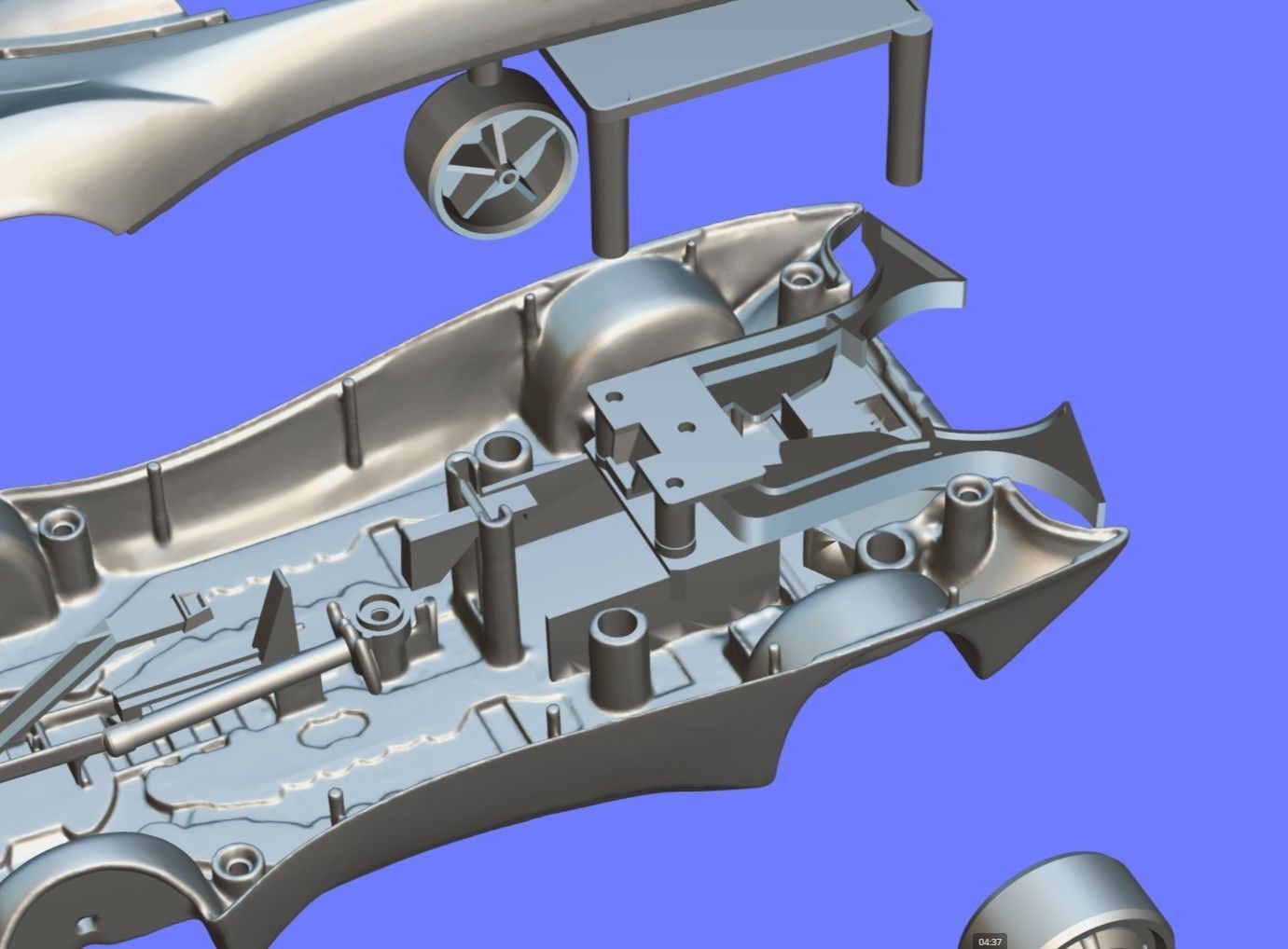 1980s KENNER BATMOBILE TOY CAR - 3D SCAN - 3D print model_19