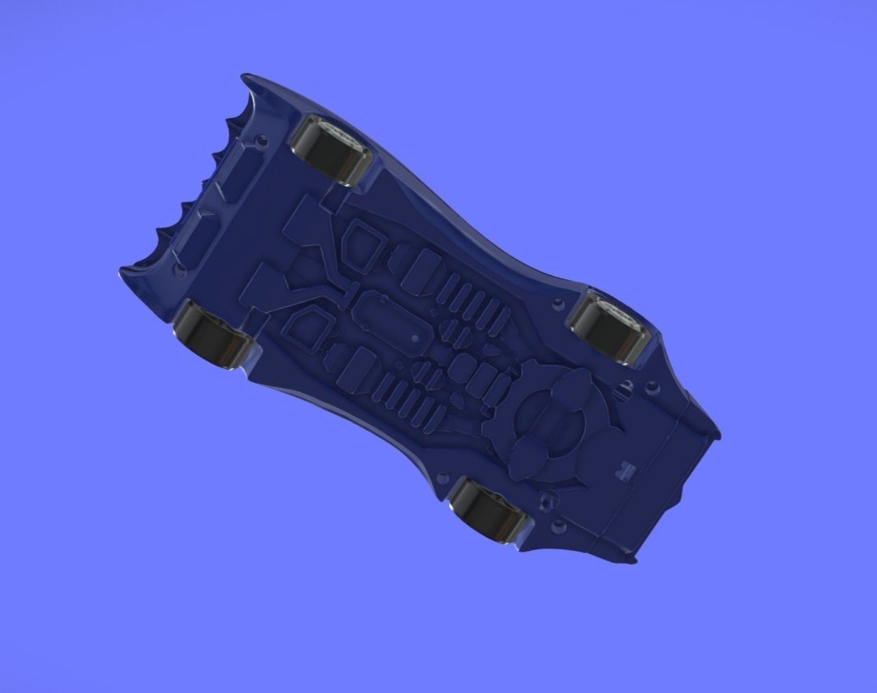 1980s KENNER BATMOBILE TOY CAR - 3D SCAN - 3D print model_5