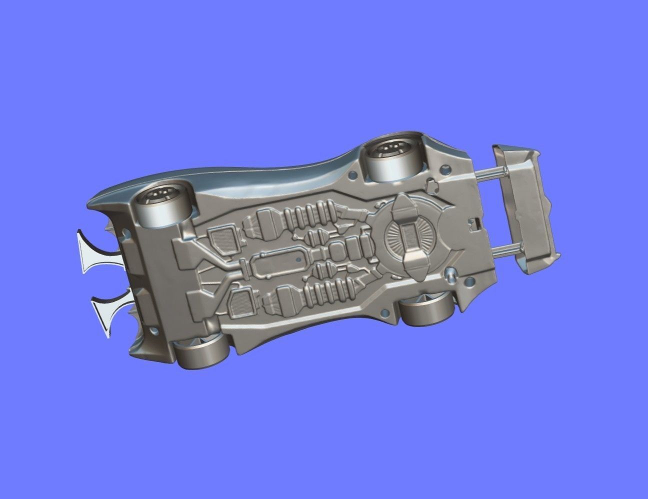 1980s KENNER BATMOBILE TOY CAR - 3D SCAN - 3D print model_10