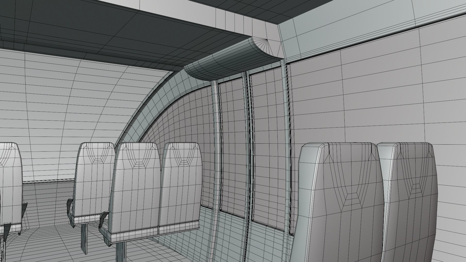 Monorail train concept 2023 IV 3D model_16