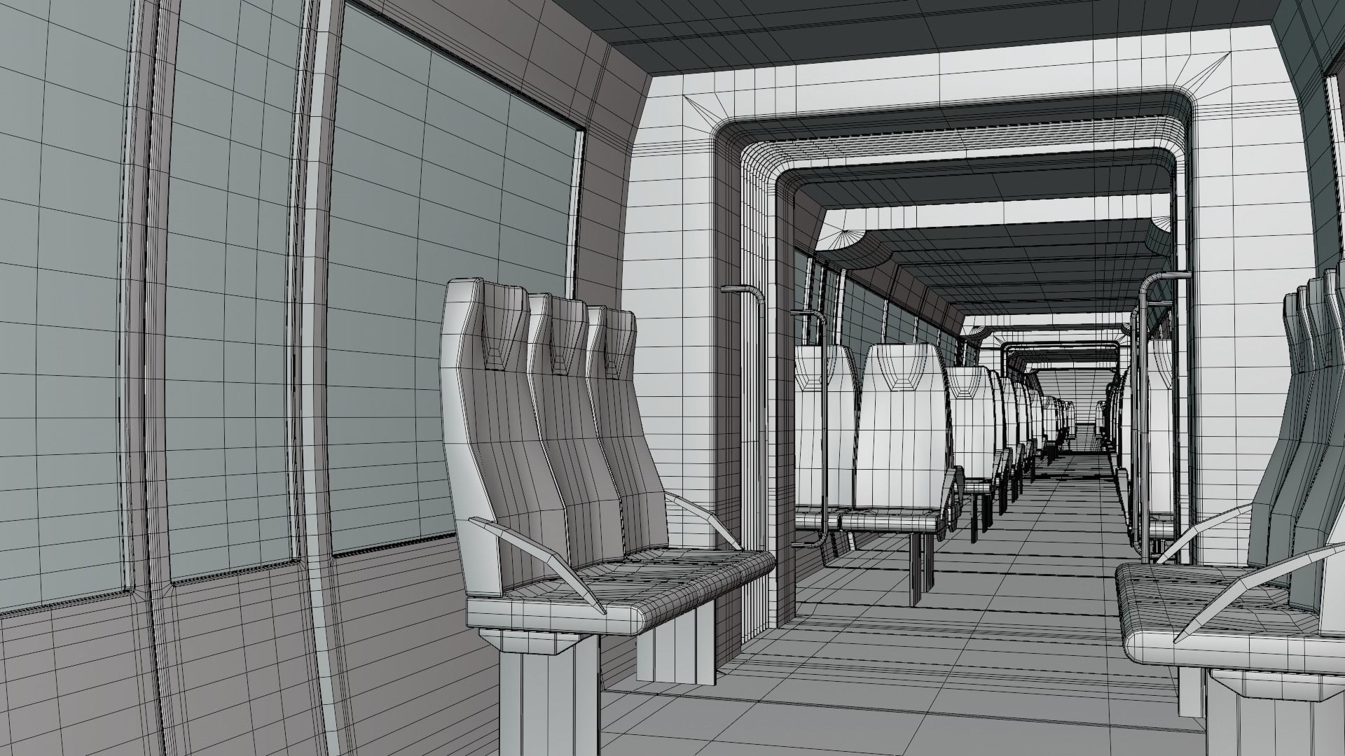 Monorail train concept 2023 IV 3D model_14