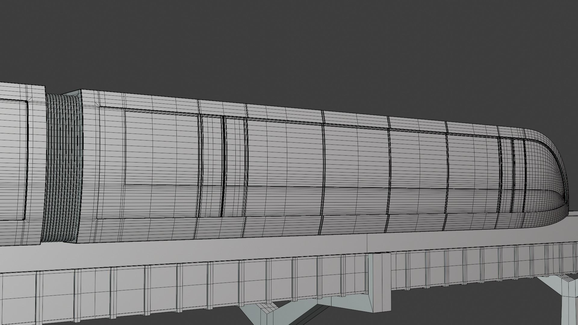 Monorail train concept 2023 IV 3D model_12
