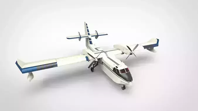  Bombardier CL-415 3D model