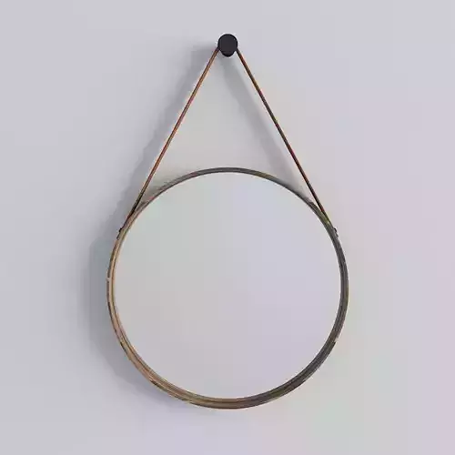 Round Mirror 3D model